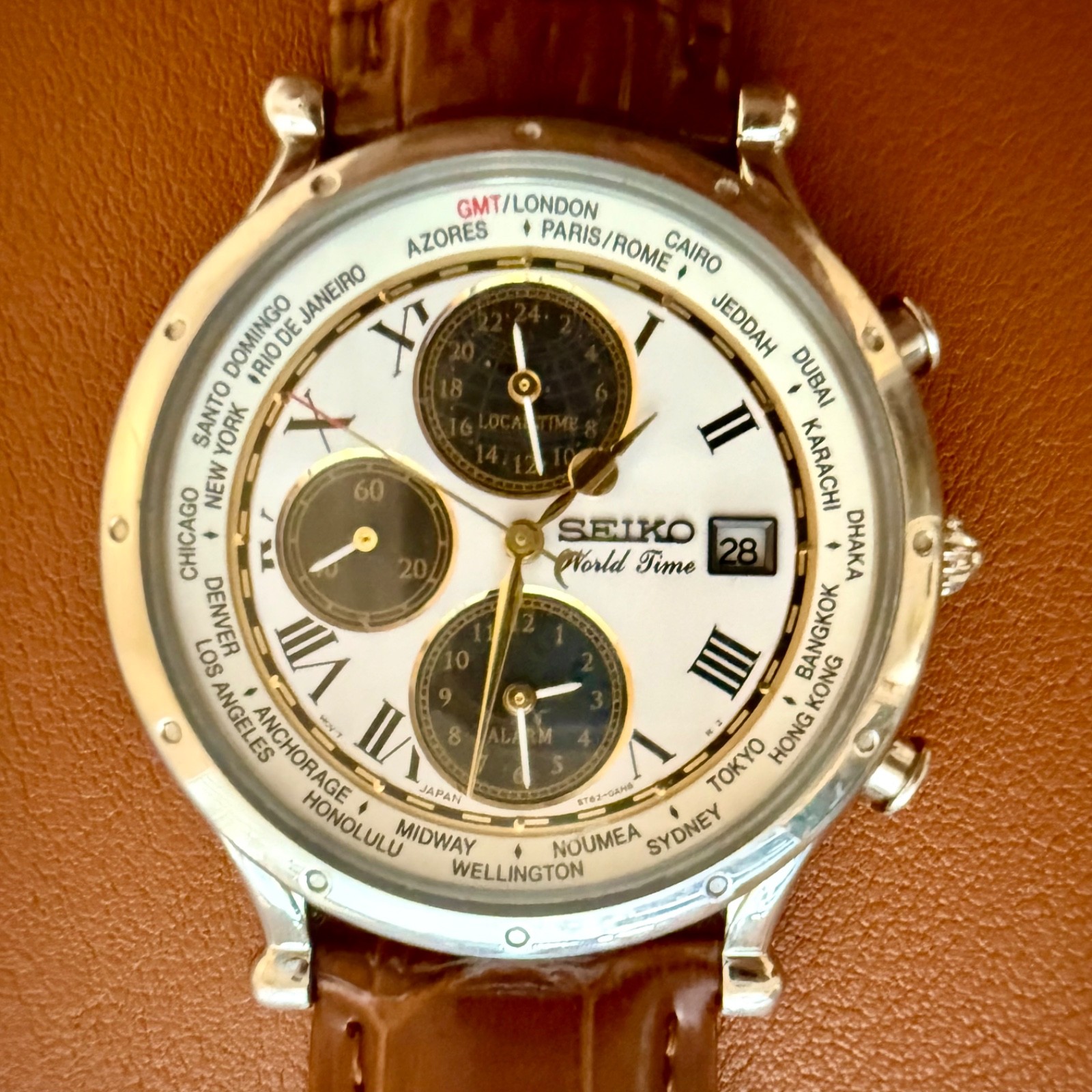 Rare Seiko Age of Discovery 30th Anniversary Limited Edition World Time Watch