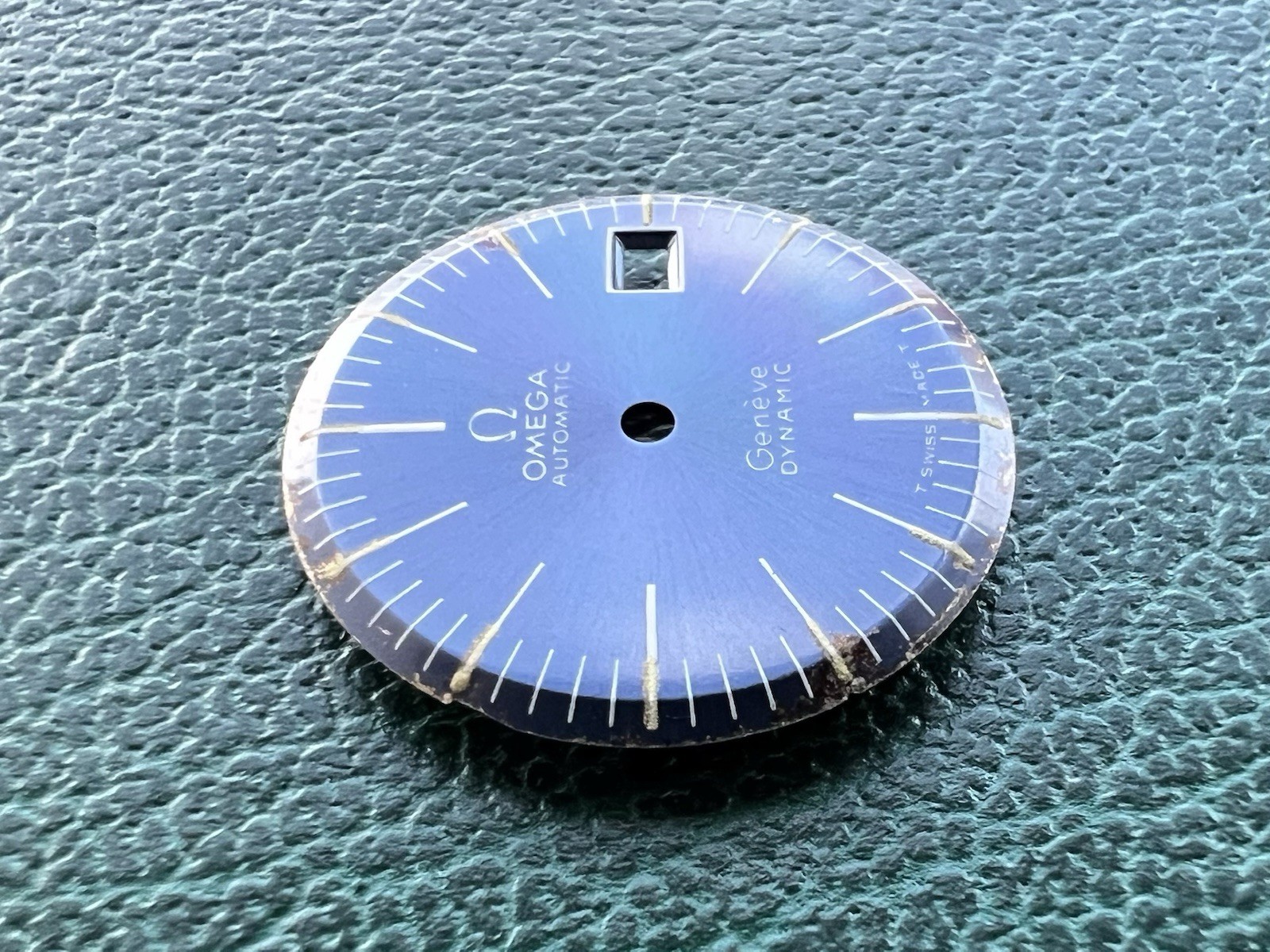 Authentic Omega Genève Dynamic Automatic Ladies 20.5mm Blue DIAL – OC#1304