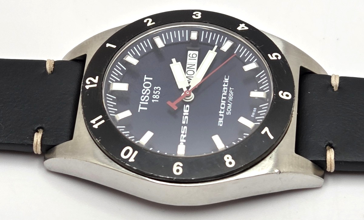 Tissot PRS 516 Men’s Automatic Watch blue dial ref T91.1.483.51 works 40mm case