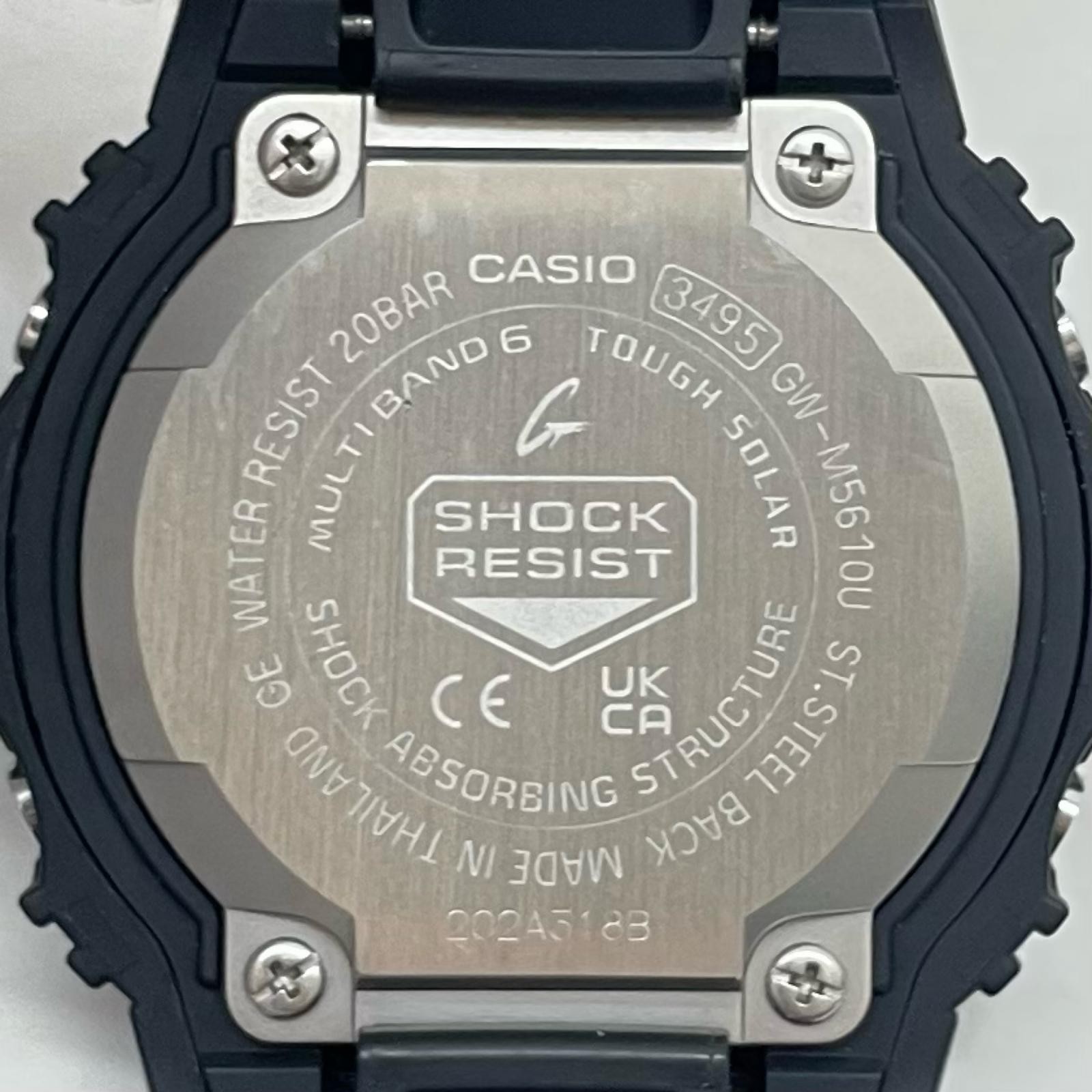 CASIO G-Shock GW-M5610U-1JF Black Case Size 3.5cm Unisex Used Watch #63312