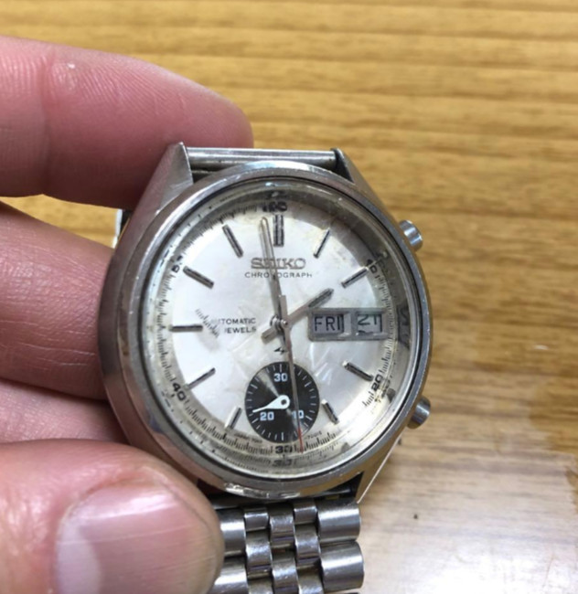 Vintage 1971 Seiko 7018-7000 Automatic Single Chronograph Men’s / Working Japan