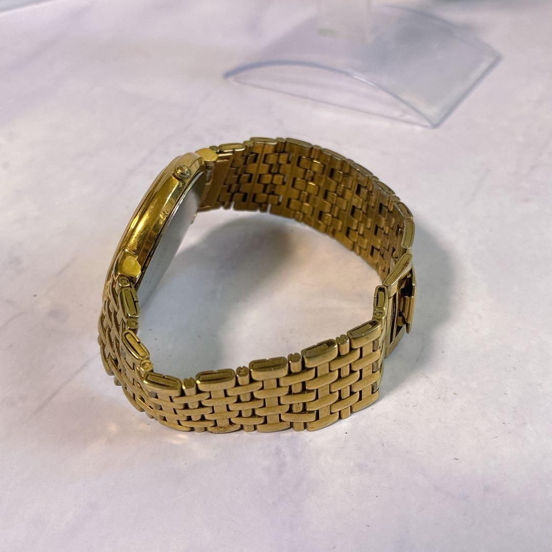 SEIKO wristwatch gold date men s women s round