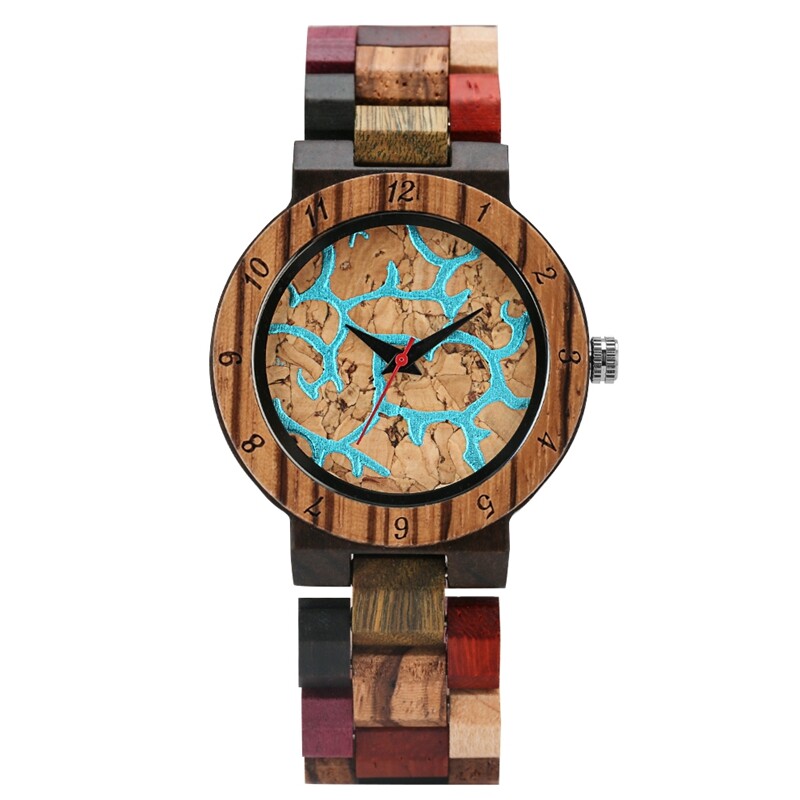 Ladies Watch All Wooden Watch Bracelet Style Unique Valentine Birthday Gifts