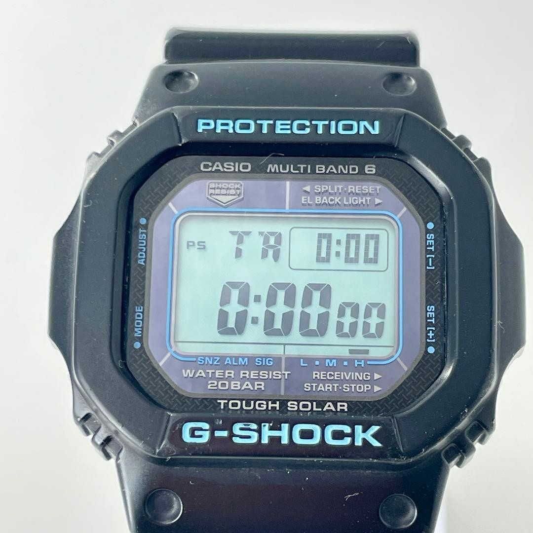 CASIO G-SHOCK GW-M5610BA-1JF Digital Tough Solar Black Blue Watch From Japan
