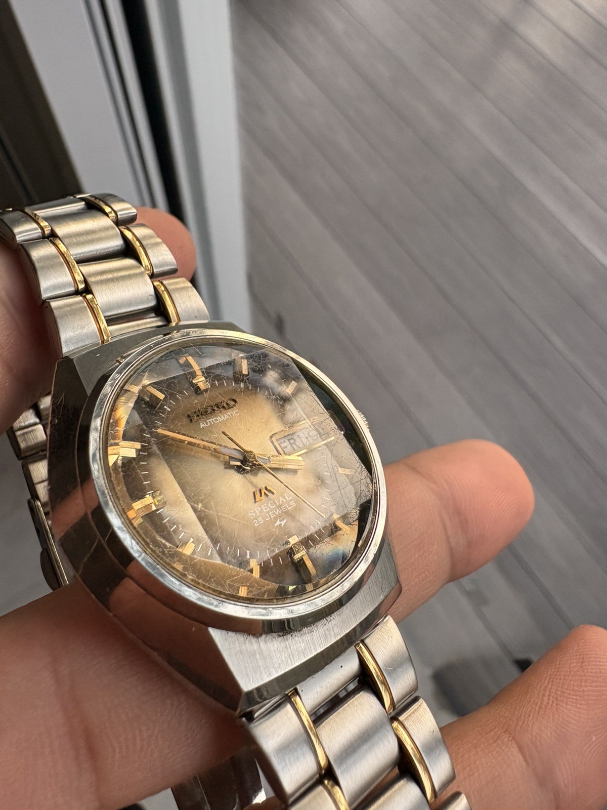 1970s Seiko Lord Matic 5216-7050 Brown Dial