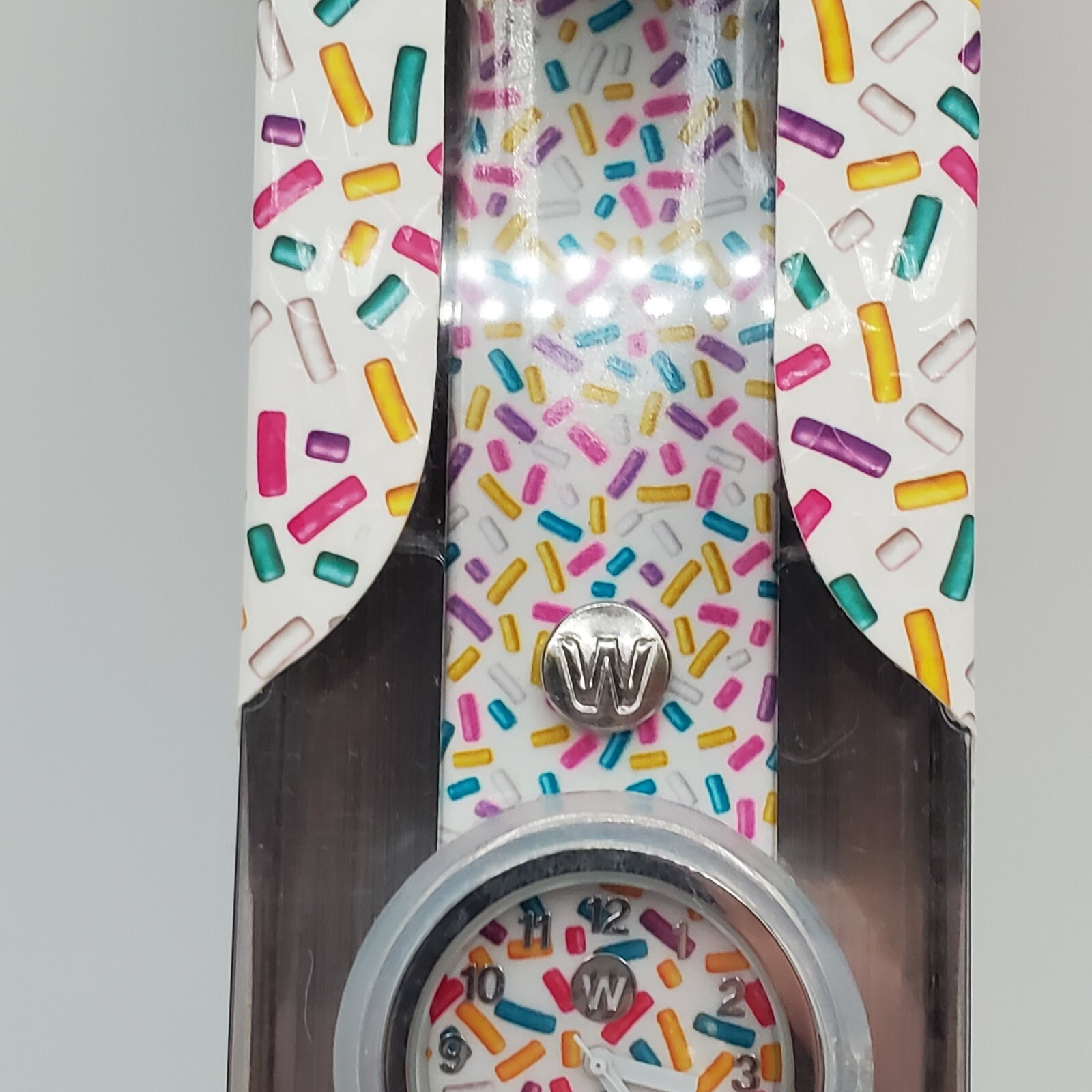 Watchitude Sprinkles Adult Watch 450 White Slap Band Limited Edition New READ