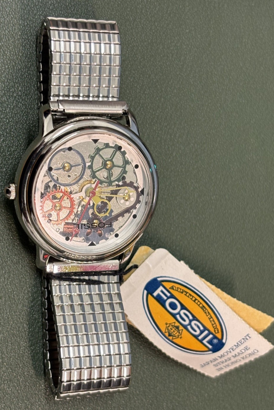 IN ORIGINAL BOX Vintage Fossil Road Trip Collection Watch Model JR7645