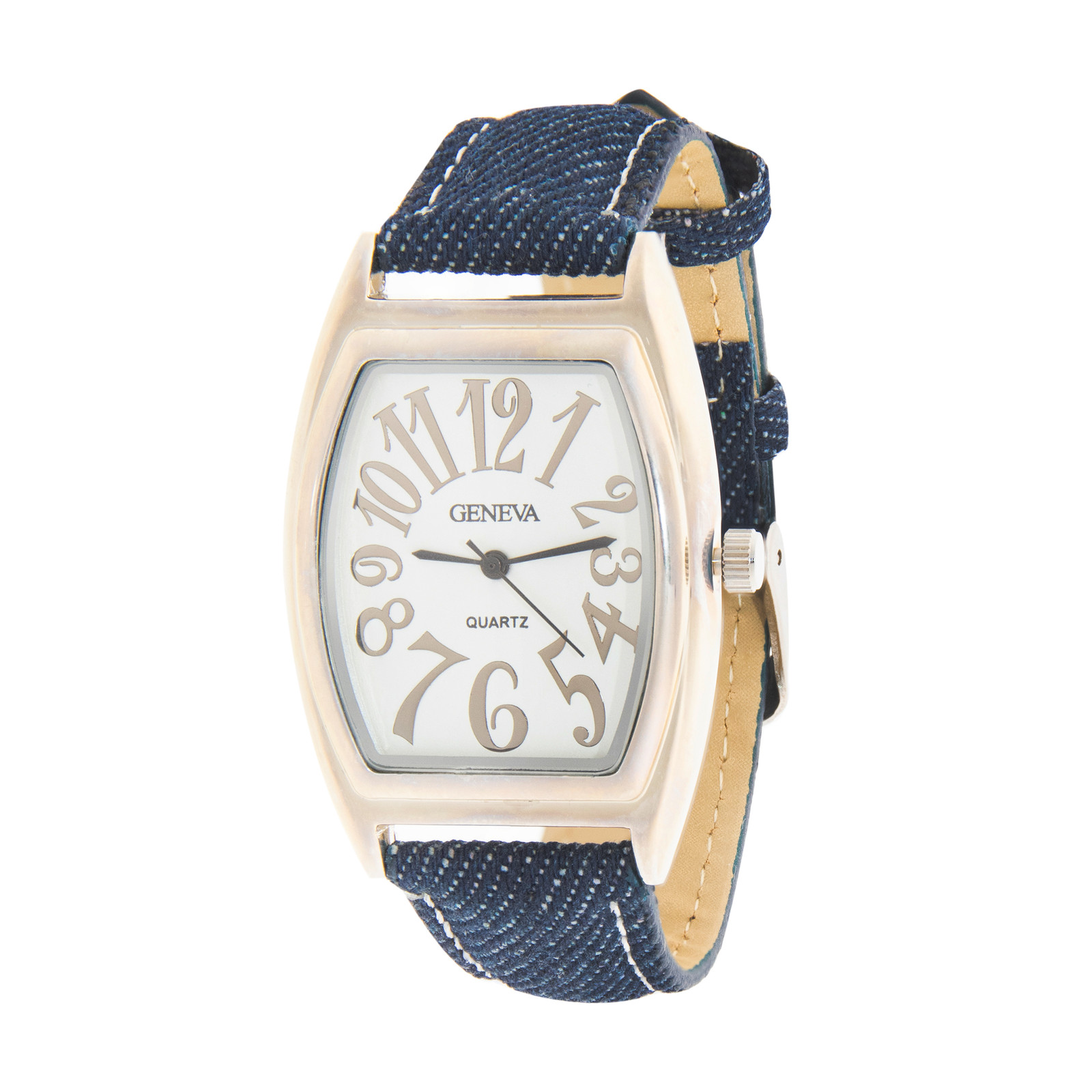 Geneva Blue Denim Women’s 32mm Fashion Watch