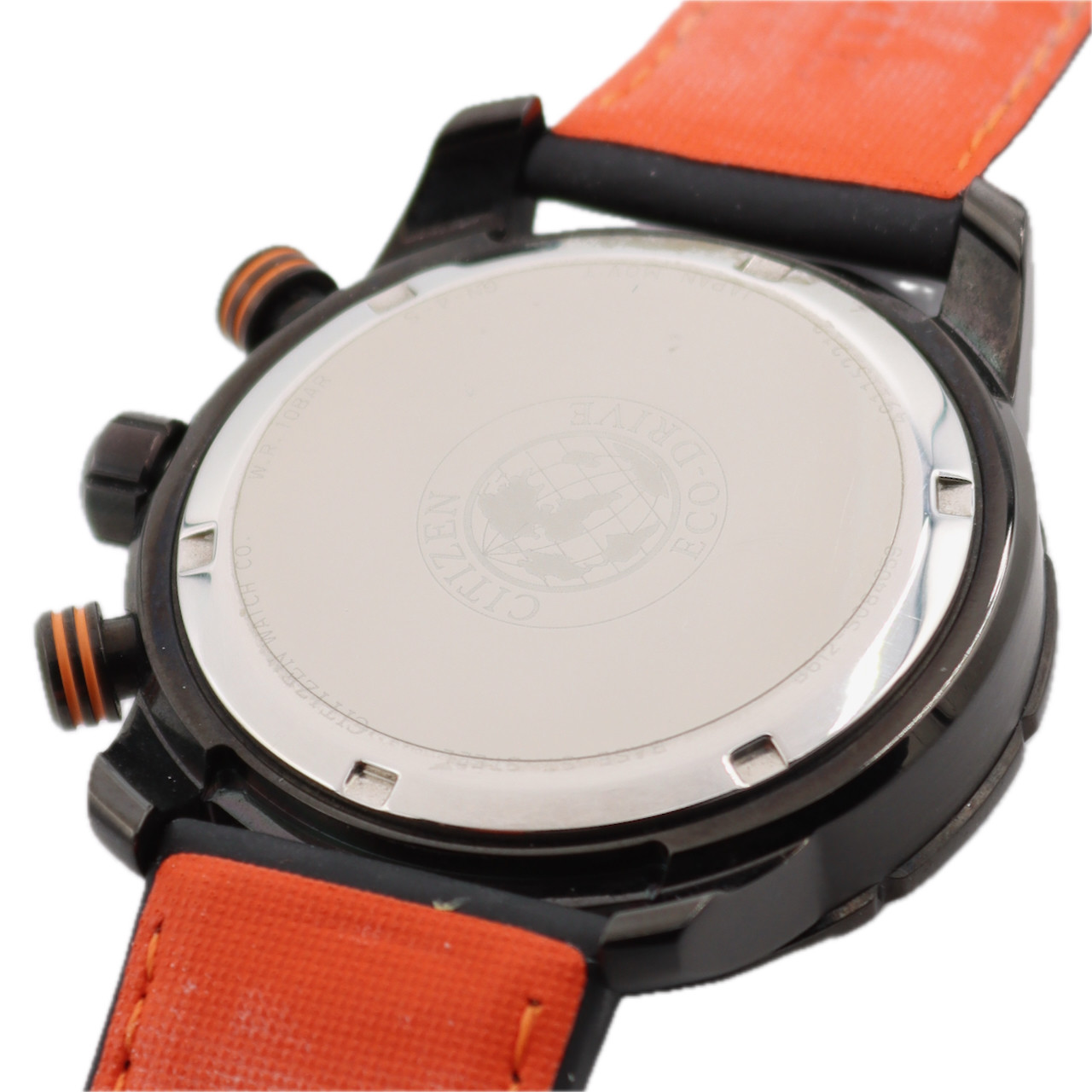 45mm 2014 Citizen Eco-Drive Chronograph Wristwatch PVD Coated B612-S084059