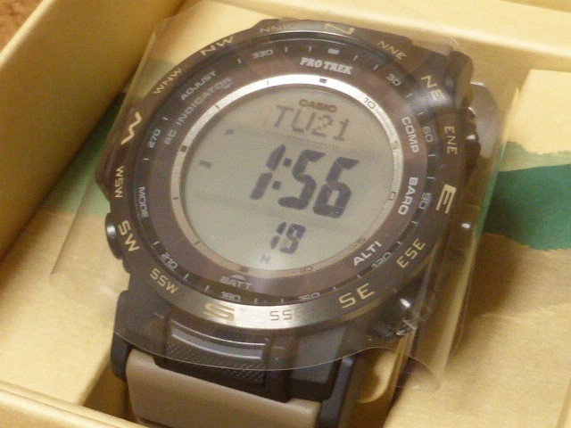 Casio PRO TREK PRW-35LD-5JF Luminous Dial Solar Radio Men Watch New in Box