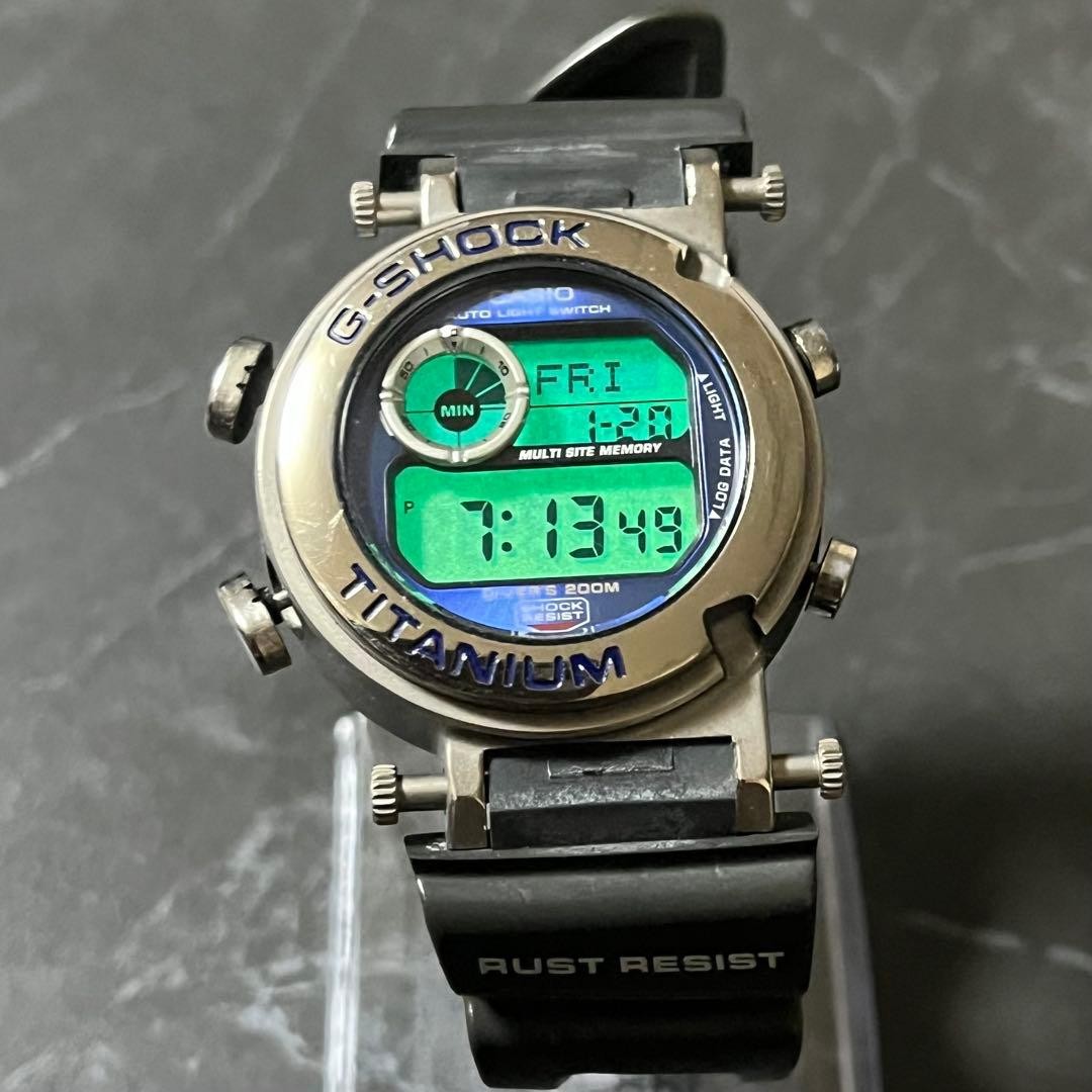 CASIO G-SHOCK DW-9900 FROGMAN Mens Watch Silver Gray No Bezel Japan