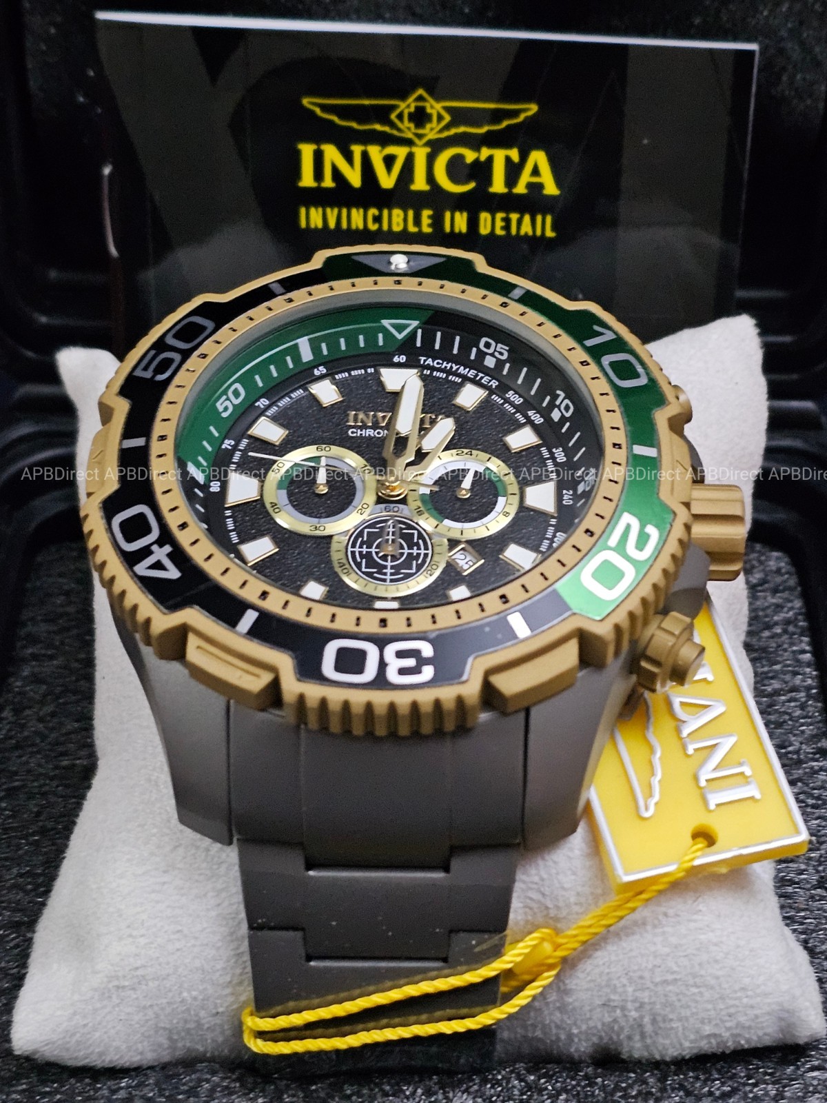 Invicta – FULL TITANIUM – 65mm Case & Bracelet – TI-22 Chronograph – Mens watch