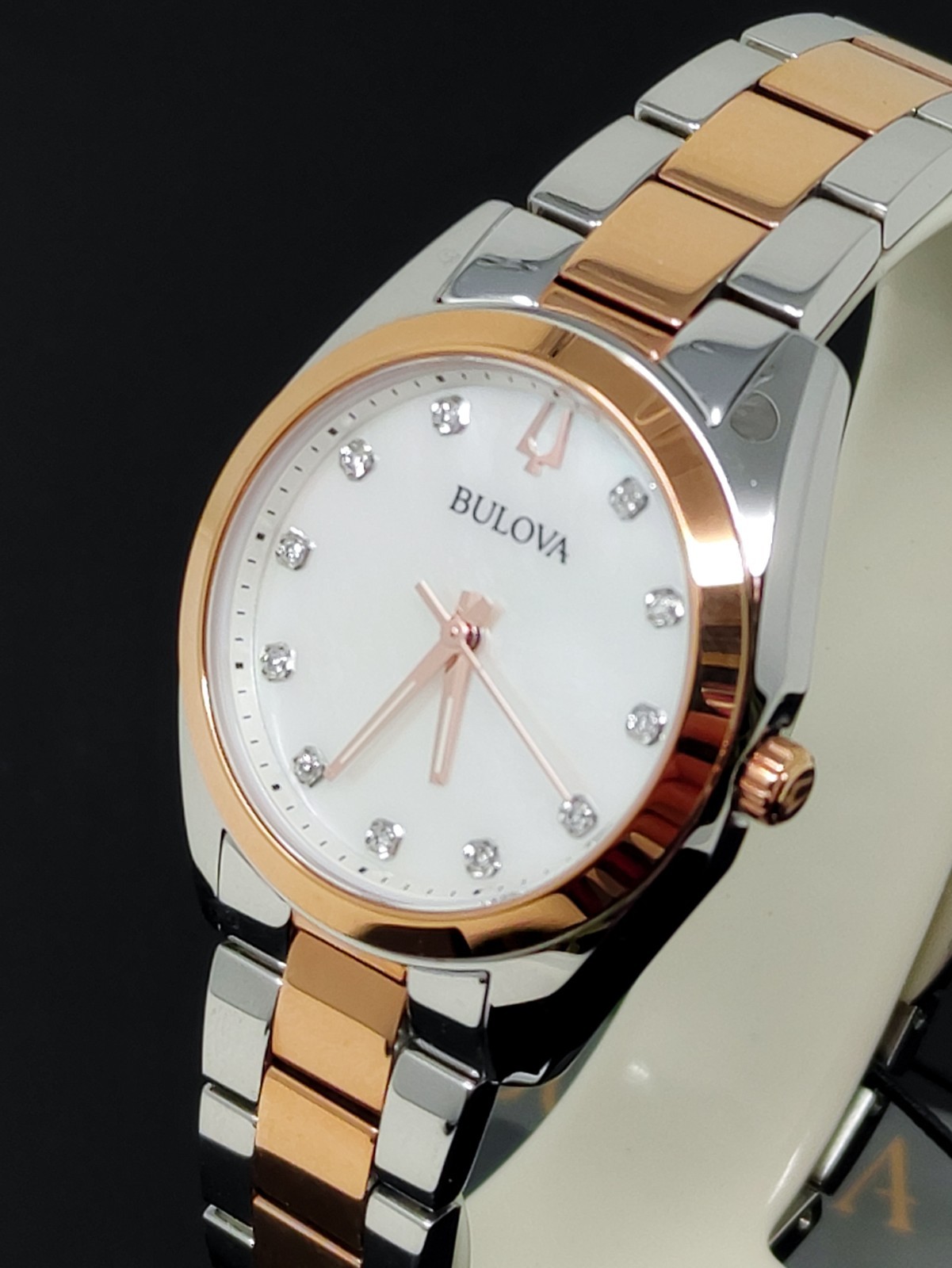 Bulova Surveyor (98P207) Diamond MOP Dial 31mm Stainless Steel Ladies’ Watch