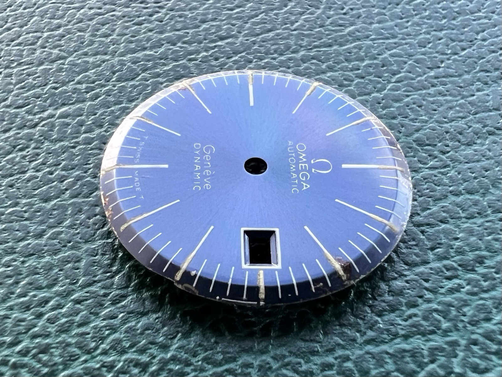 Authentic Omega Genève Dynamic Automatic Ladies 20.5mm Blue DIAL – OC#1304