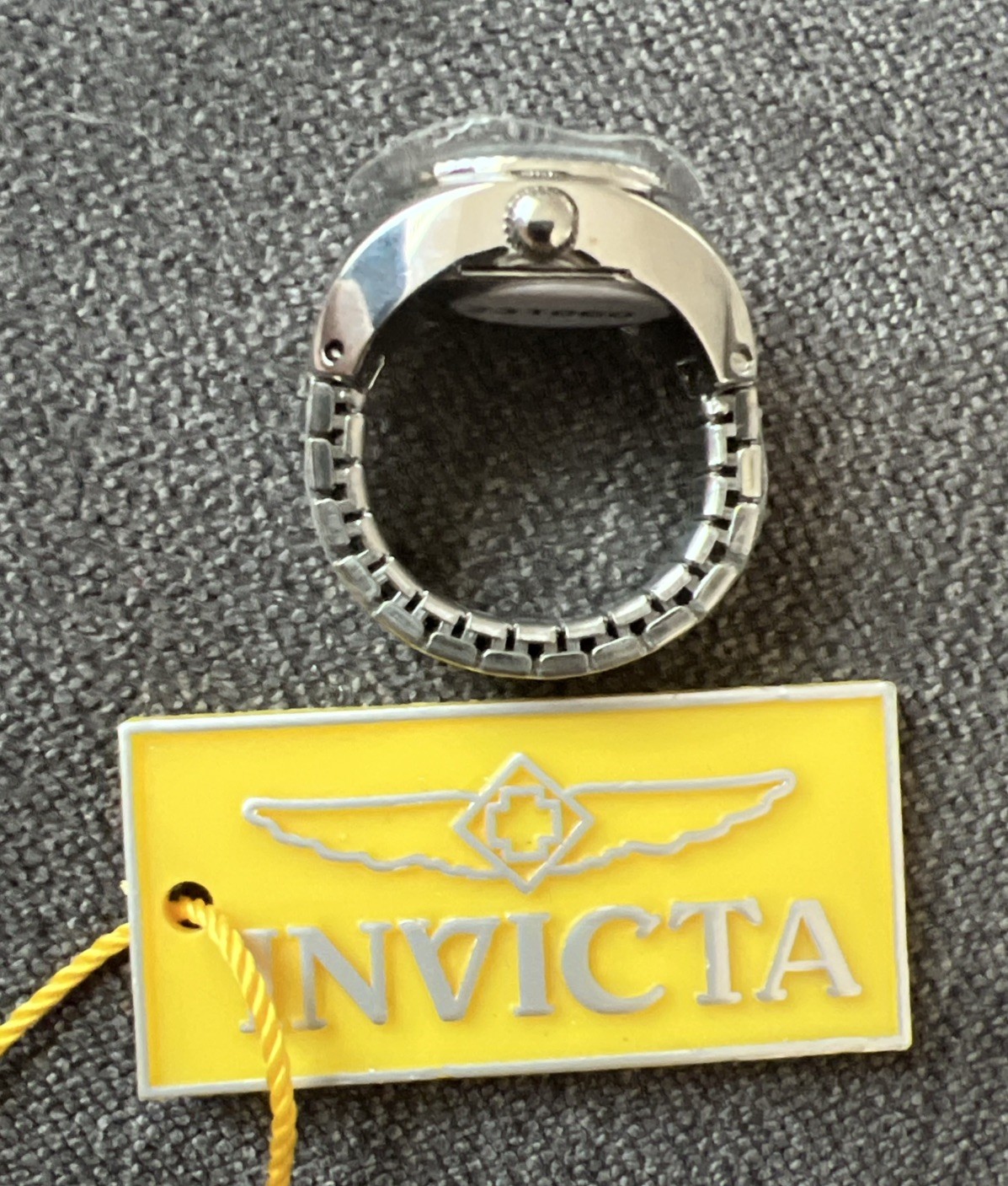 48946 Invicta Mini Angel Women’s Ring Watch 16.5mm SS W/Silver Dial