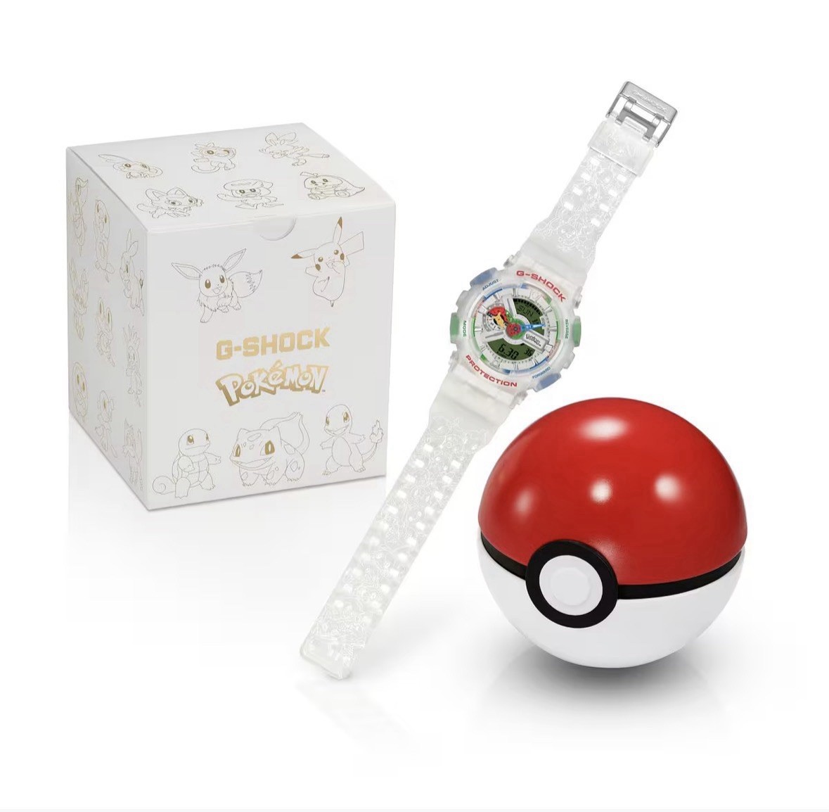CASIO G-SHOCK x Pokemon 30th Anniversary Watch GA110PKM-7A – Free Shipping