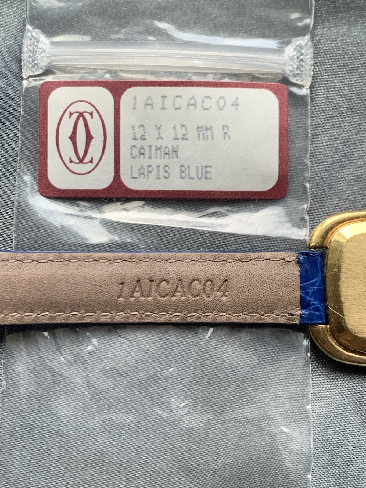 Rare Cartier 18k Manual Wind Enamel Dial