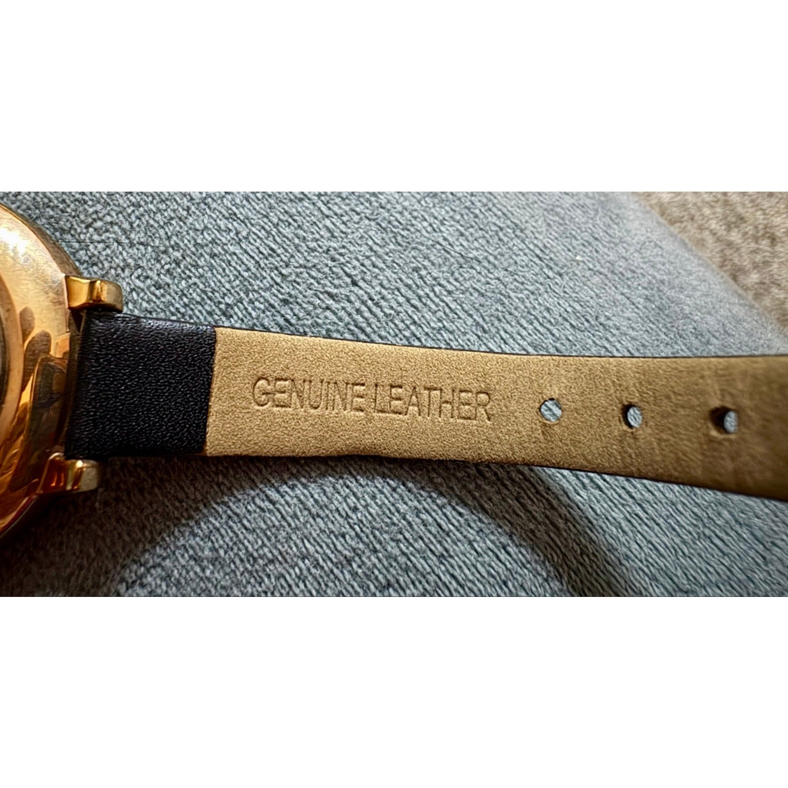 Ted Baker Kate Watch Floral Rose Gold Slim Leather Band 38 mm New in Box
