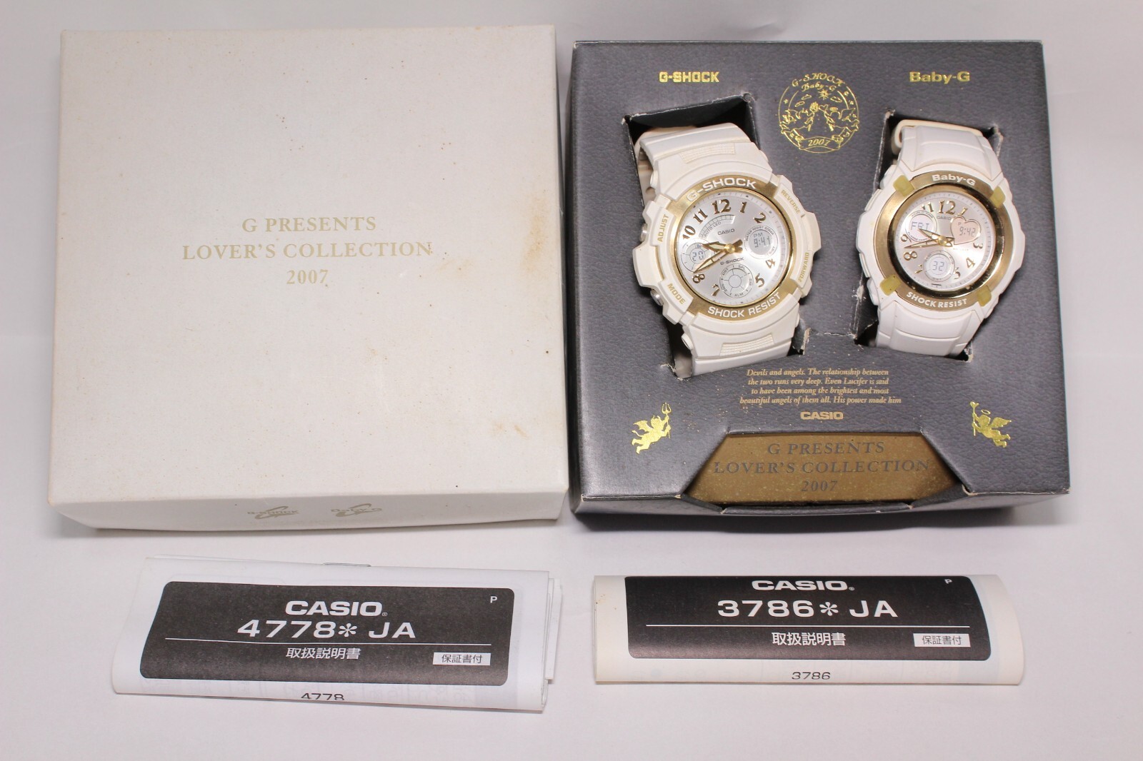 CASIO Lover’s Collection LOV07 devils and angels AW-590LV BG-85LV G-SHOCK Baby-G