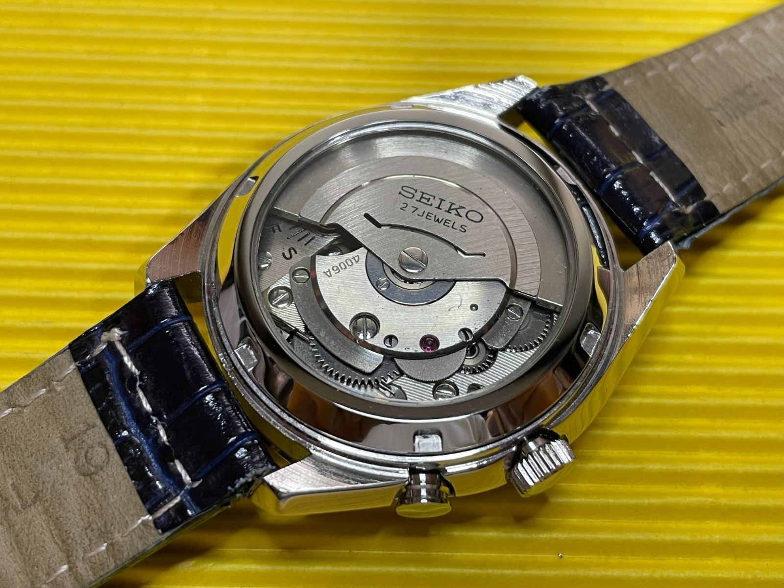 Seiko Bellmatic 4006 7010 See Through Back Sapphire Crystal SEIKO Business Bell