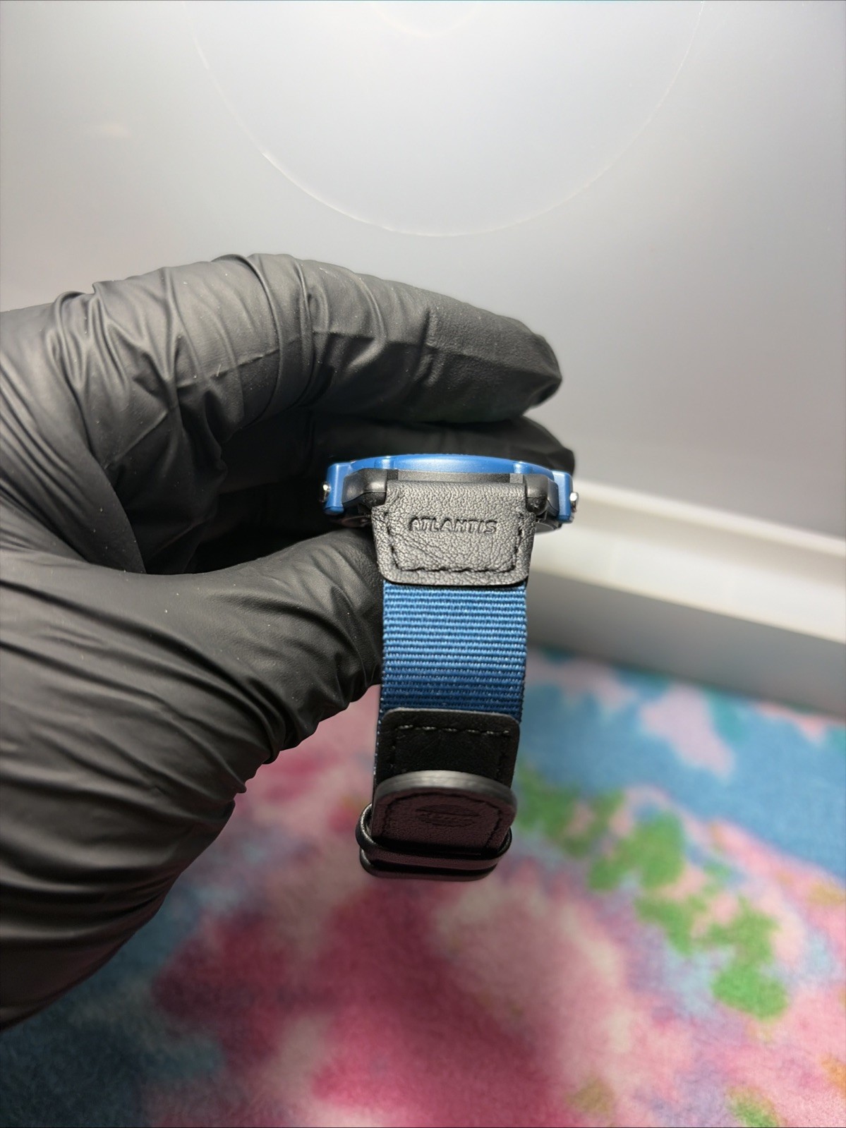RARE Timex – Atlantis Chronograph 40mm Resin and Rubber Watch NEW BATTERY