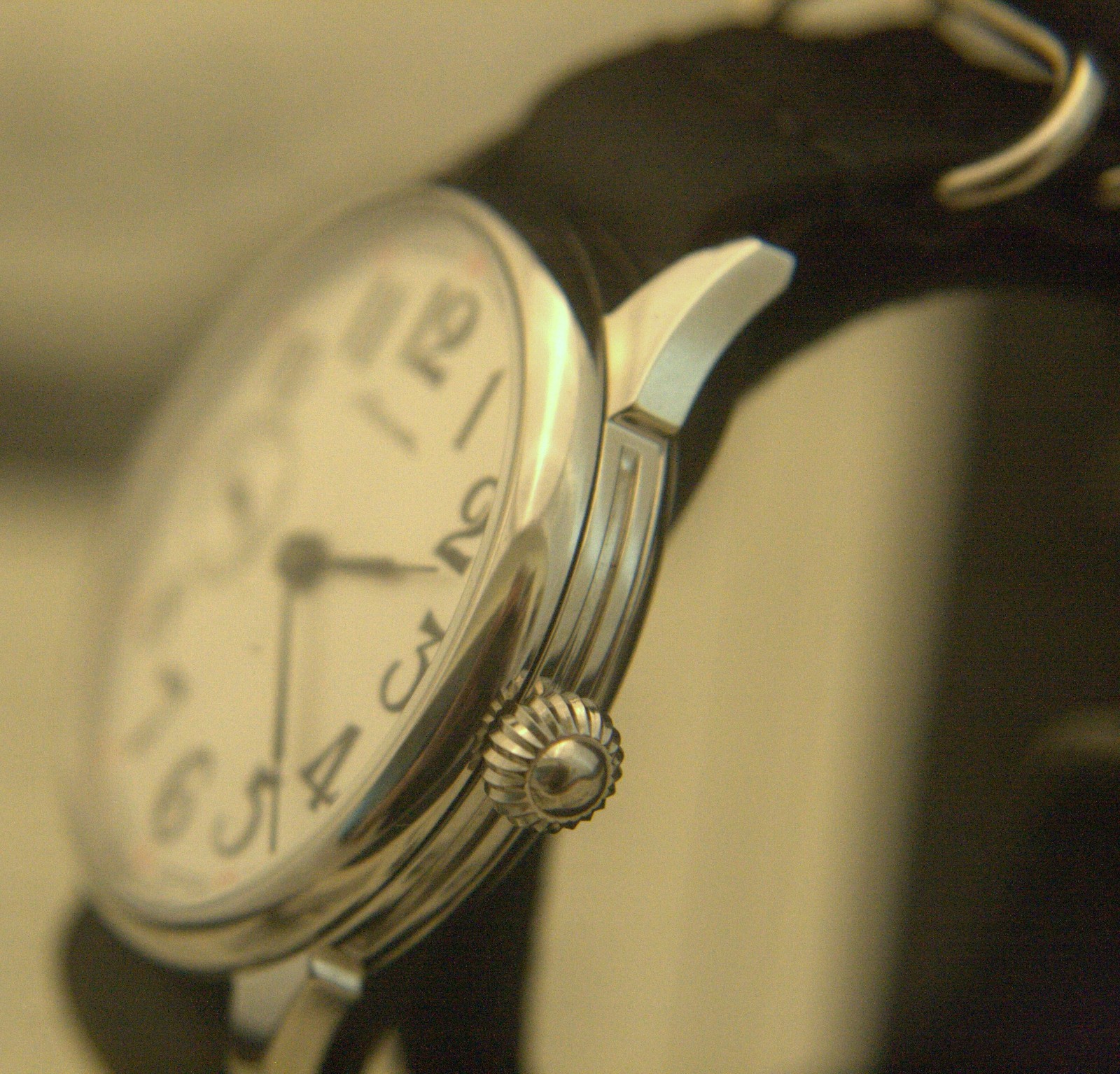 Serviced vintage men’s 1960’S MARRIAGE Molnija 16 jewel wristwatch conversion