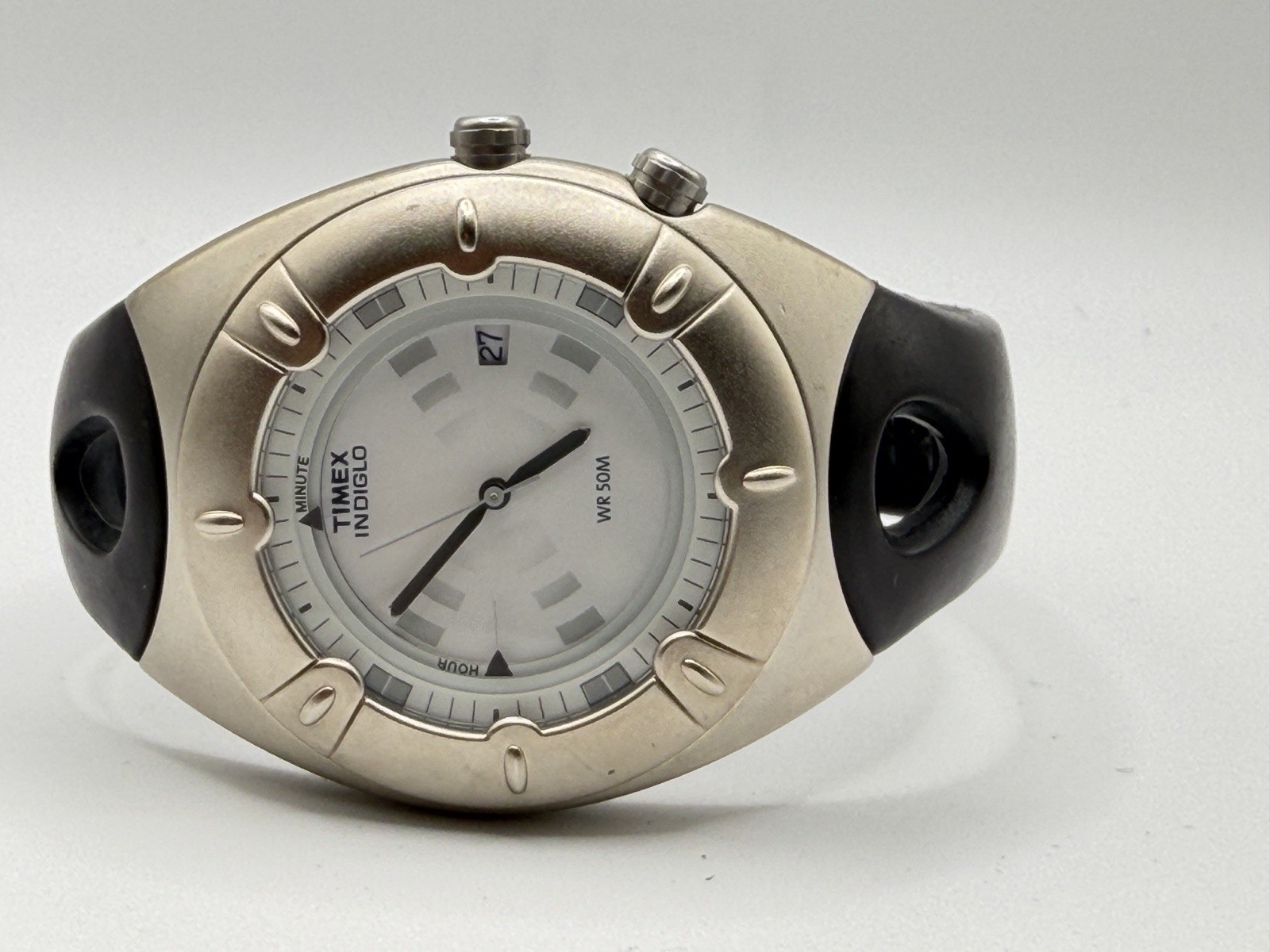 Men’s Timex iControl T18651 Analog Watch 40mm Indiglo New Battery WR50M Read
