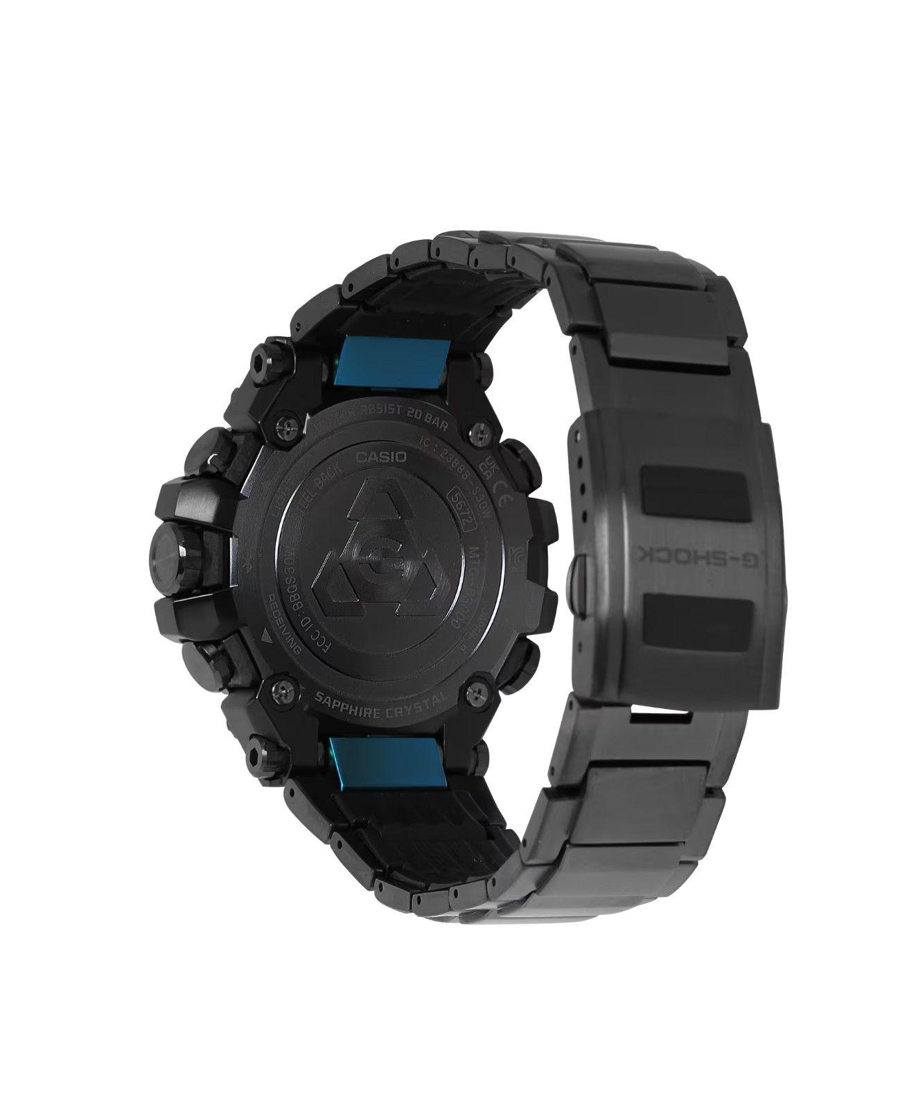 NEW Casio G-Shock ADVANCED SOLAR Black/Green Ion-Plated Mens Watch MTGB3000BD1A2