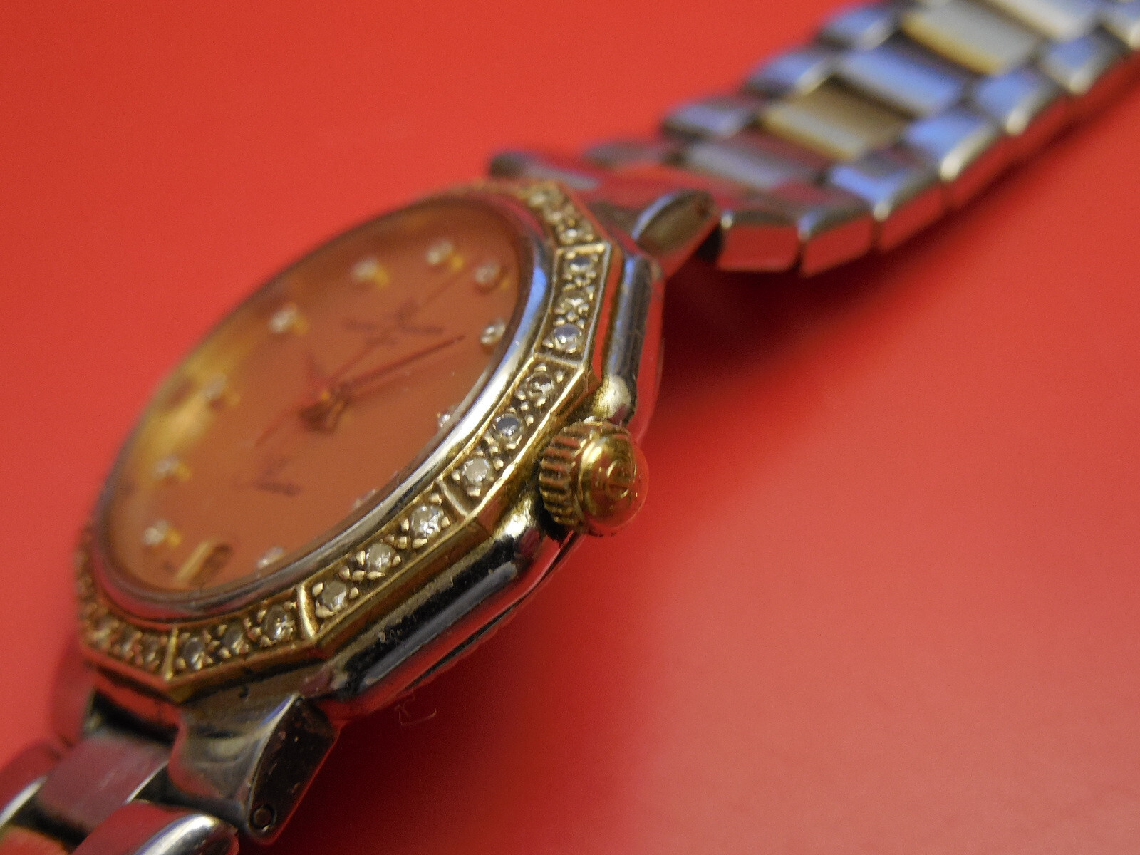 BAUME MERCIER 18K / STEEL DIAMOND RIVIERA 25MM WITH DEPLOYMENT BAND BRACELET