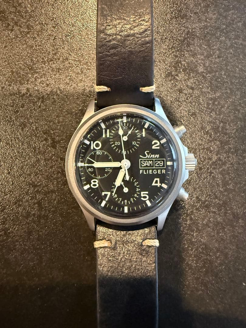 Sinn 356 Flieger Chronograph Automatic Steel Black Men’s Pilot Watch