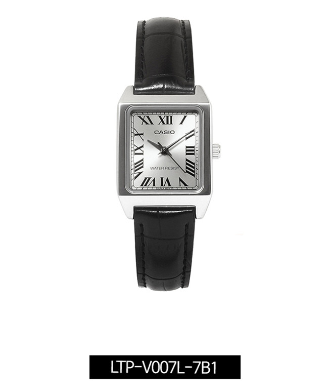 CASIO Casio LTP-V007L-7B1 Ladies Leather Band Simple Watch
