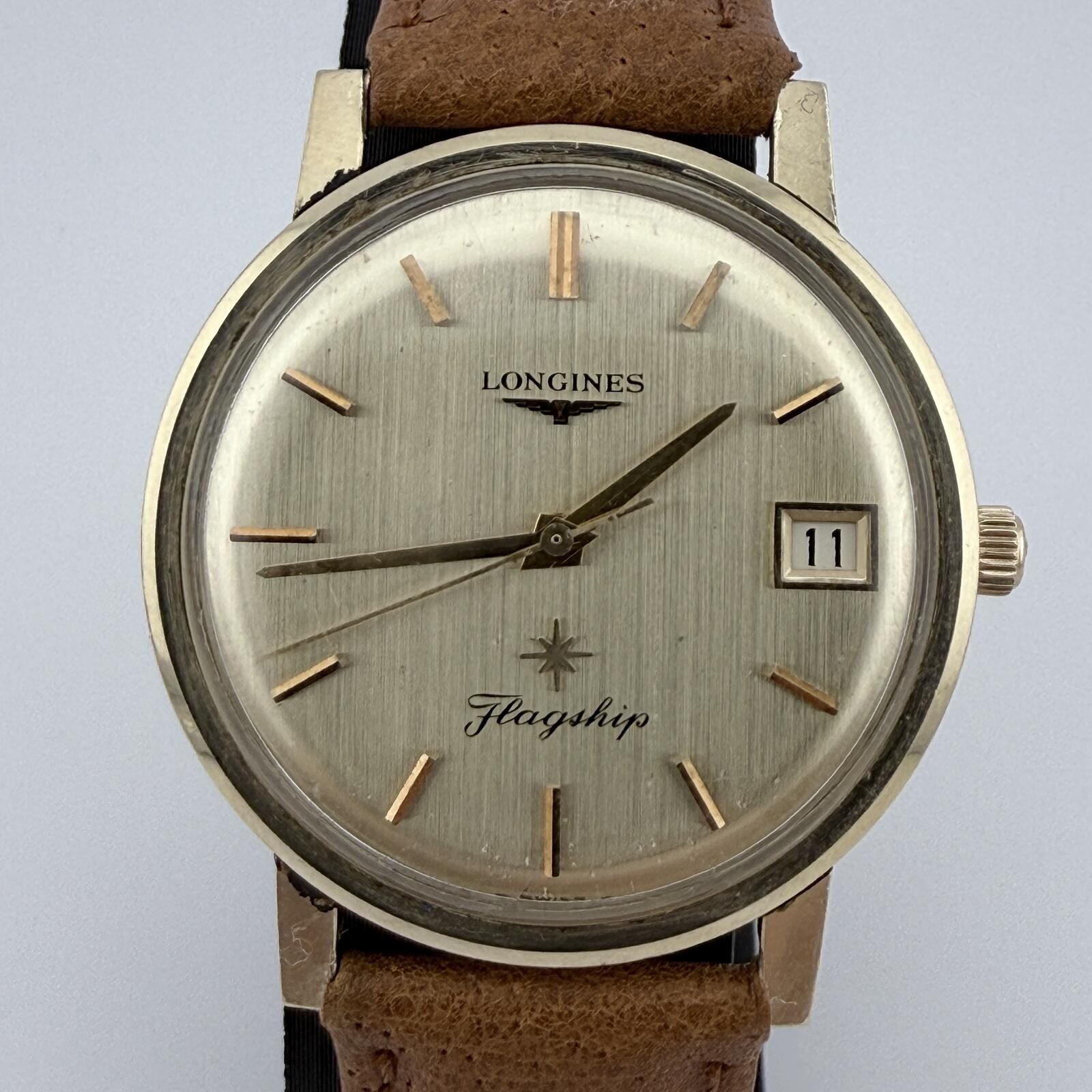 Longines Men’s Vintage Flagship Manual Wind 10k Gold Filled