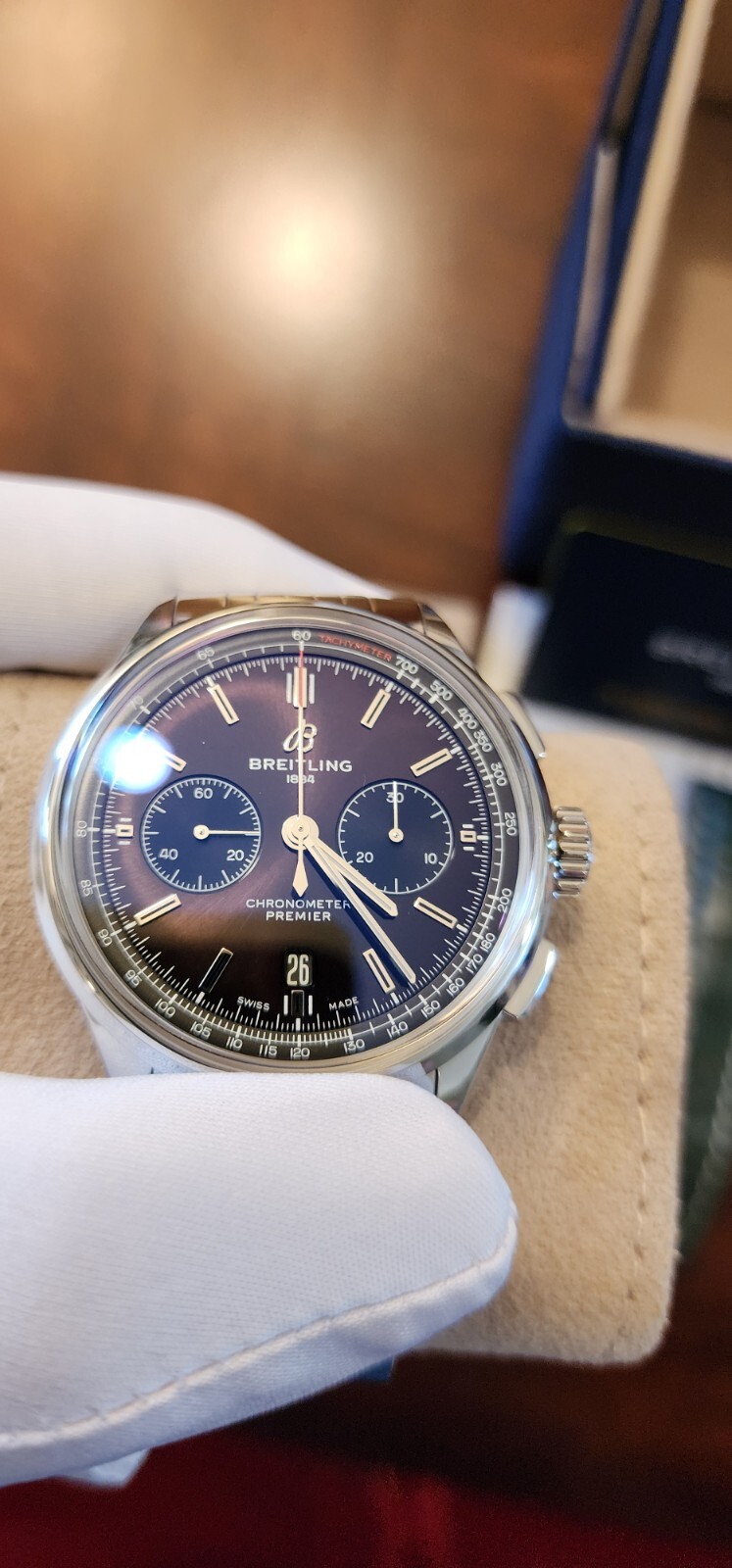 Breitling Premier B01 Green Dial – AB0118