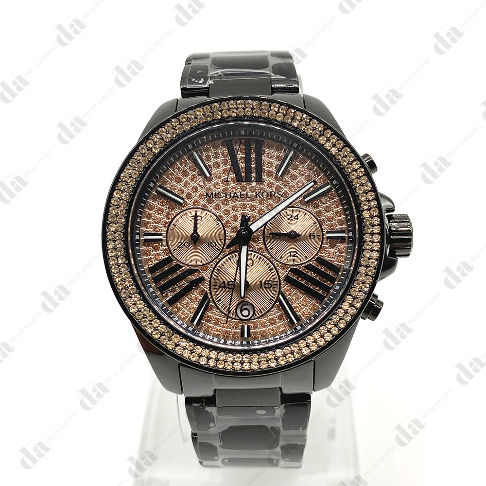 Michael Kors MK5879 Everest Black Rose Stainless-Steel Quartz Women’s Watch