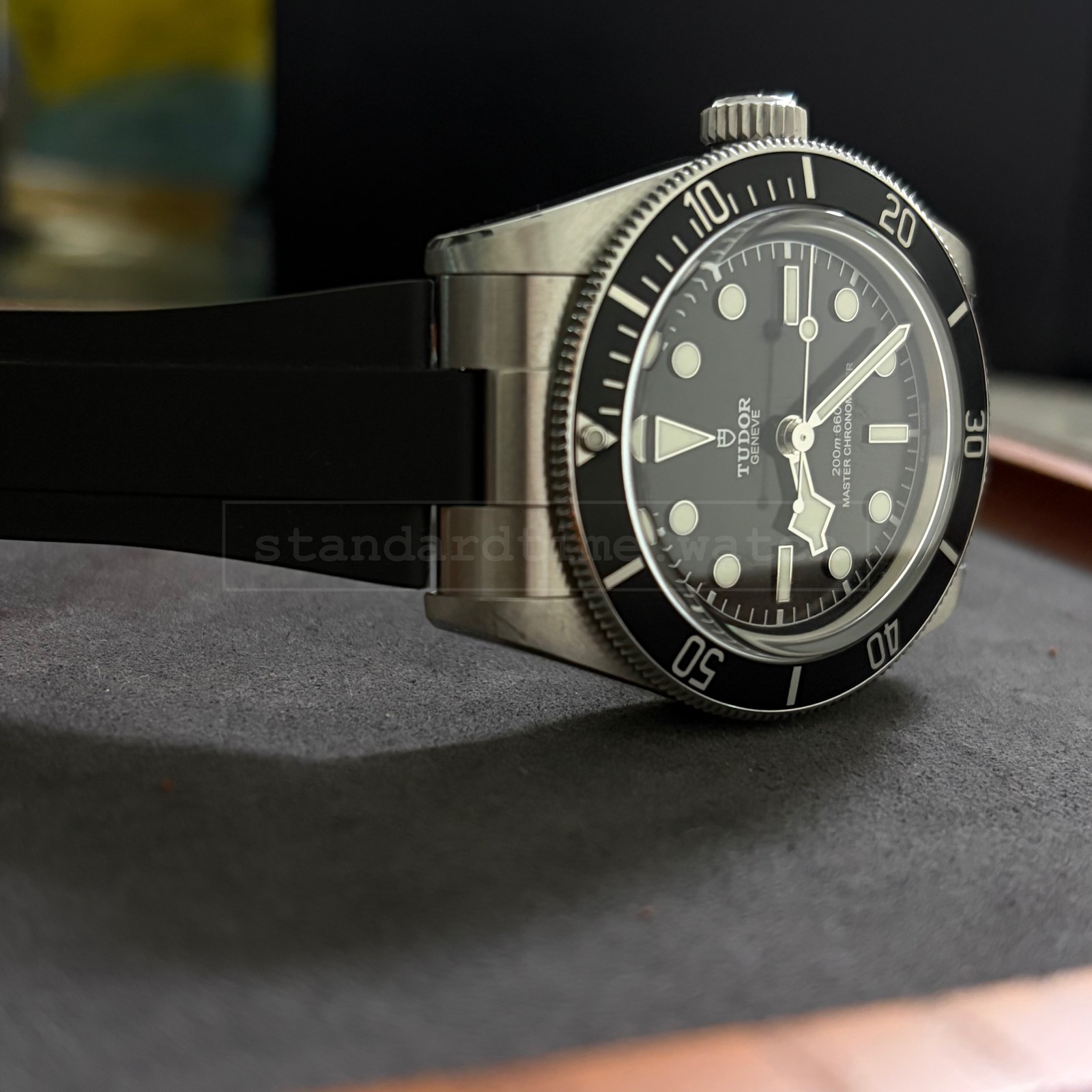 Tudor Black Bay Rubber Strap 41mm Dial Monochrome Full Set Black M7941A1A0NU-00