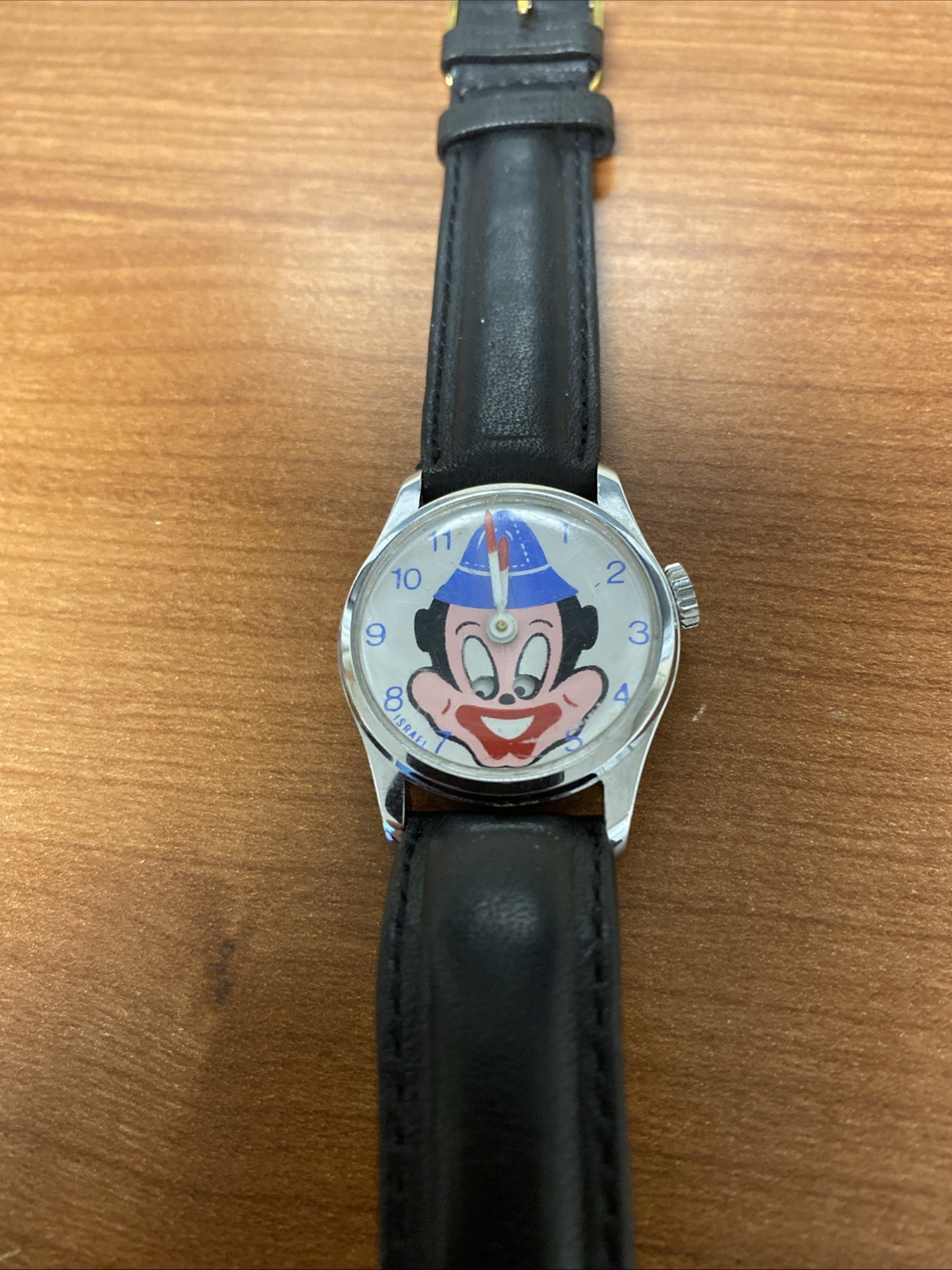 Vintage Working Israel Clown Watch Read Description