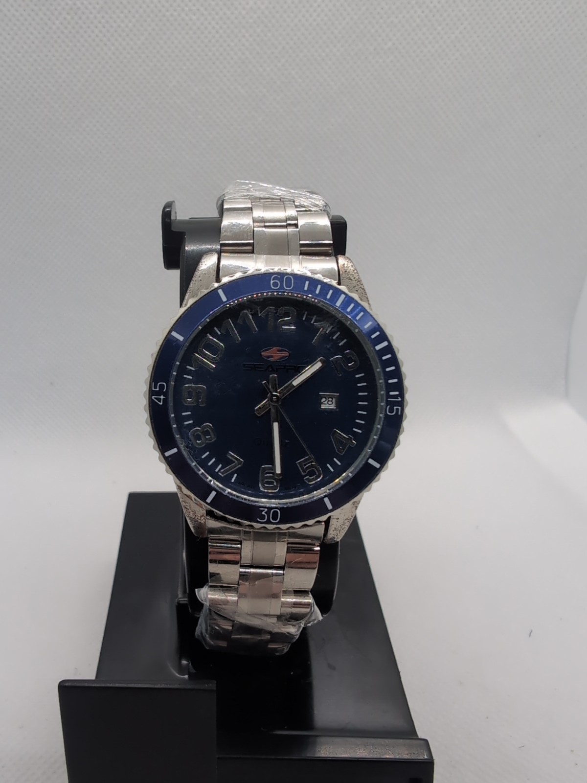 Sea Pro Women’s Driver Watch Blue Face New Battery And New Band