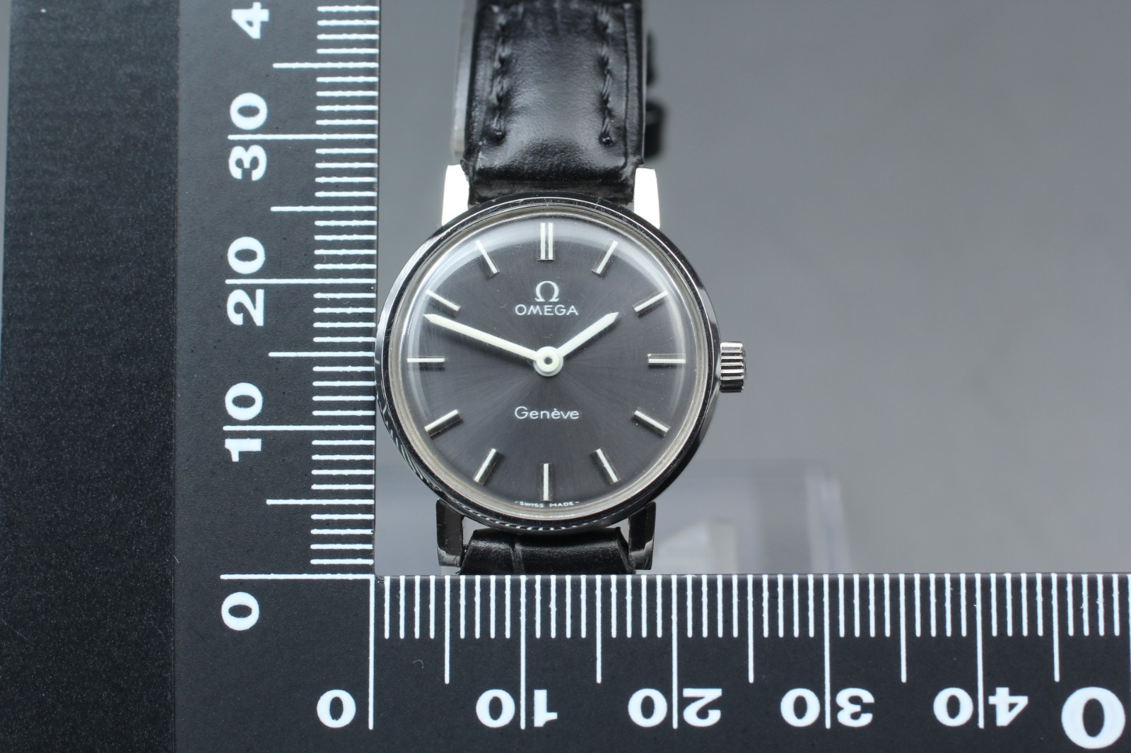 [Near MINT] Vintage 1973 OMEGA Geneve Cal.625 Manual Wind Black Women’s Watch