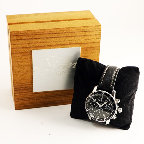 Sinn 103 Automatic Chronograph Watch 41mm Black Dial Men’s