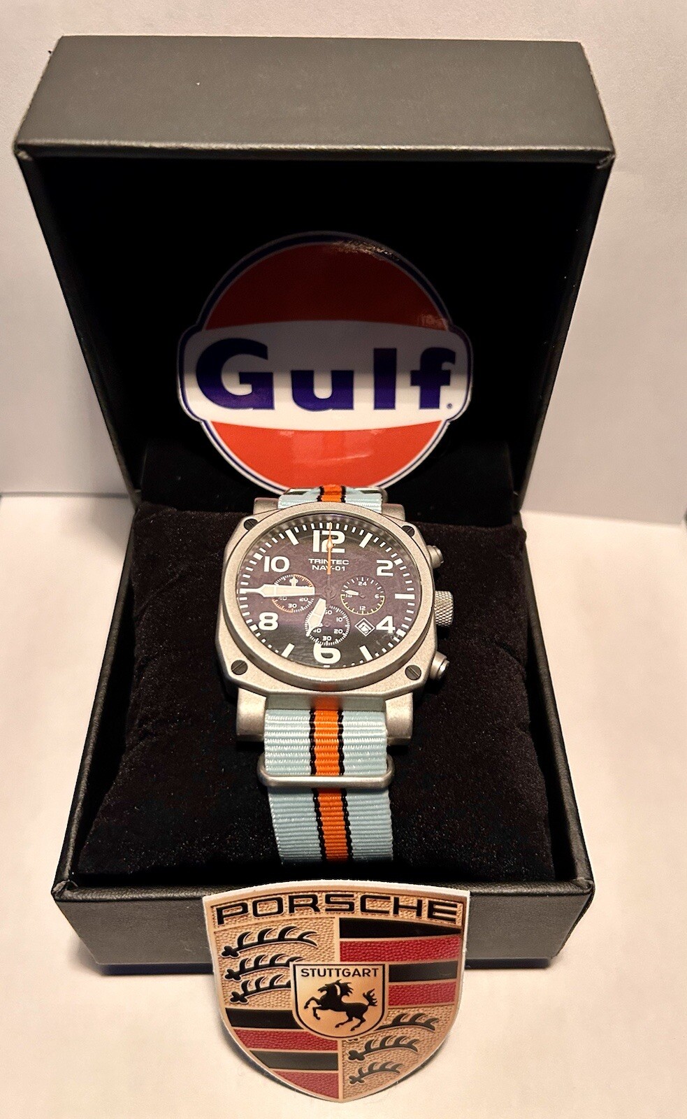 Trintec G Racing Porsche Inspired NAV-01 Chronograph / Stainless / Quartz watch