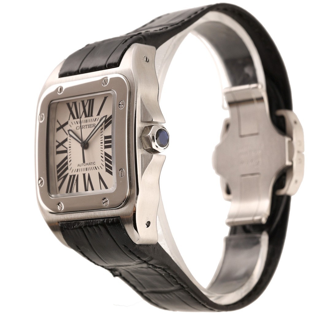 Cartier Santos 100 XL Ref. 2656 Steel 38mm Automatic Watch