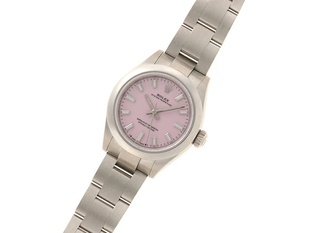 Rolex Oyster Perpetual 28 276200 Stainless Steel 28mm Pink Dial Automatic #DW172