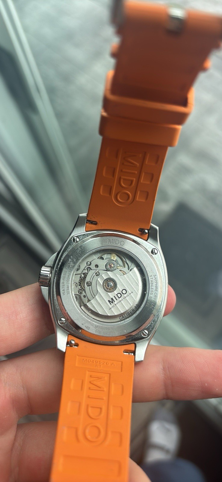 Mido Multifort Grey Dial Organe 40mm M049.526.17.081.00 – Orange (14566)