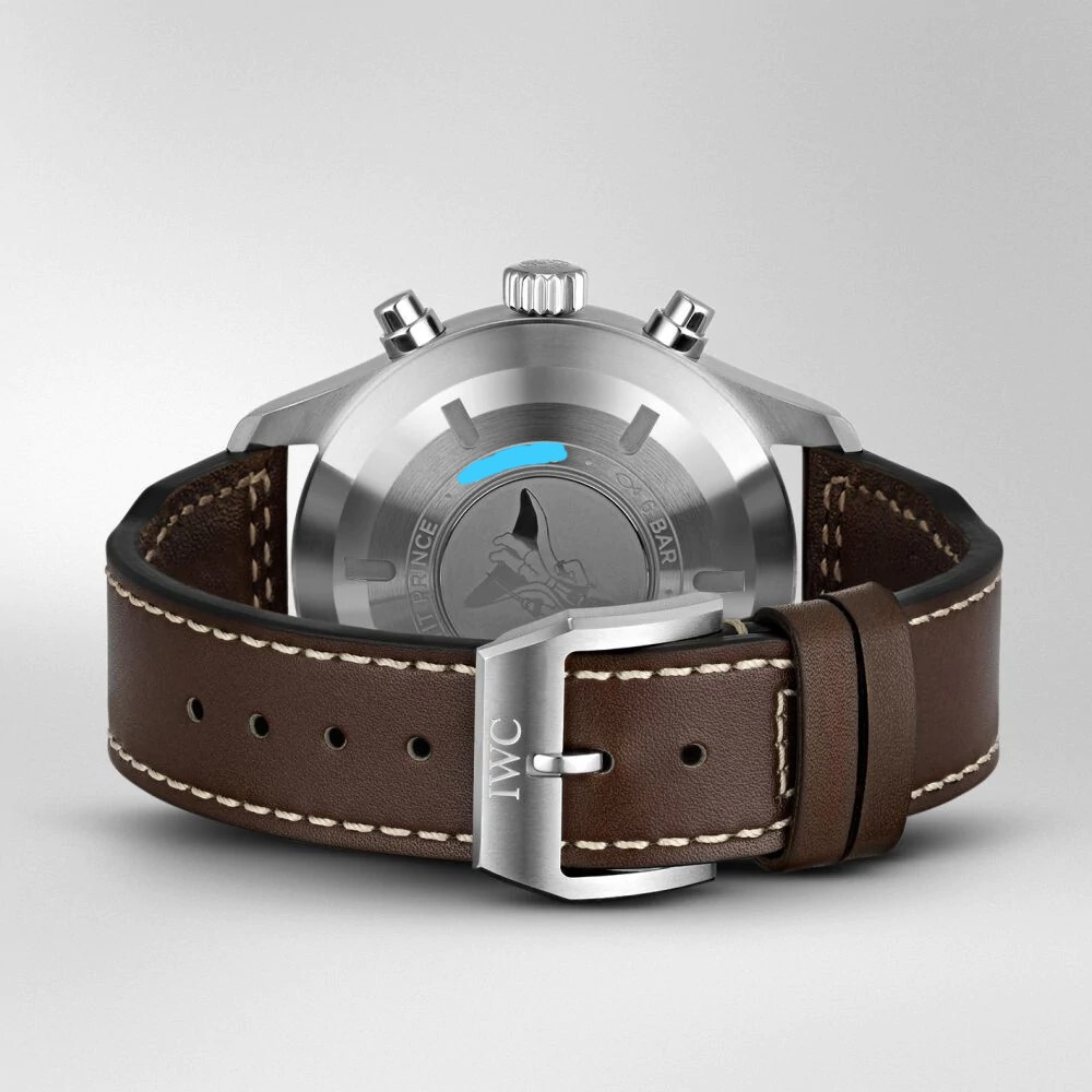 IWC Pilots Chronograph Edition Le Petit Prince Blue Steel Day-Date IW377714