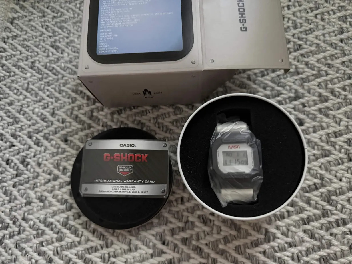 Casio G-Shock x NASA 40th Anniversary DSW5600NASA21 “All Systems Go” New Unworn