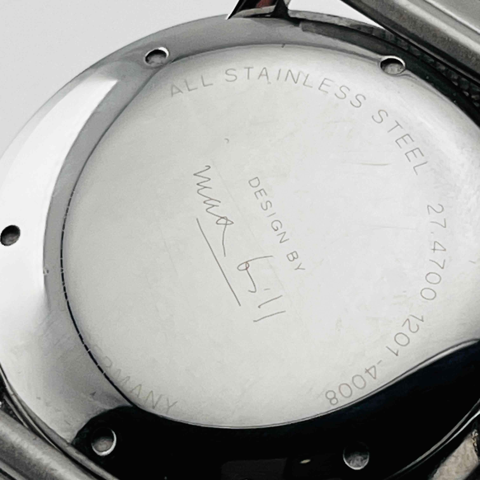 Junghans Max Bill 27.4700 1201-4008 Automatic Winding 40.0mm