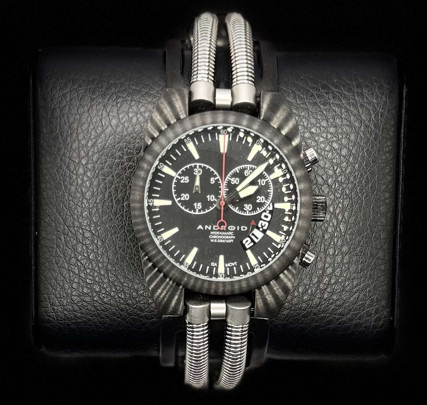 Set Of 3 Android Hydraumatic Chronograph Quartz In 3 Slot Android Case