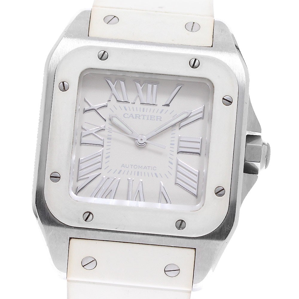 CARTIER Santos 100MM W20122U2 white Dial Automatic Boy’s Watch_962262