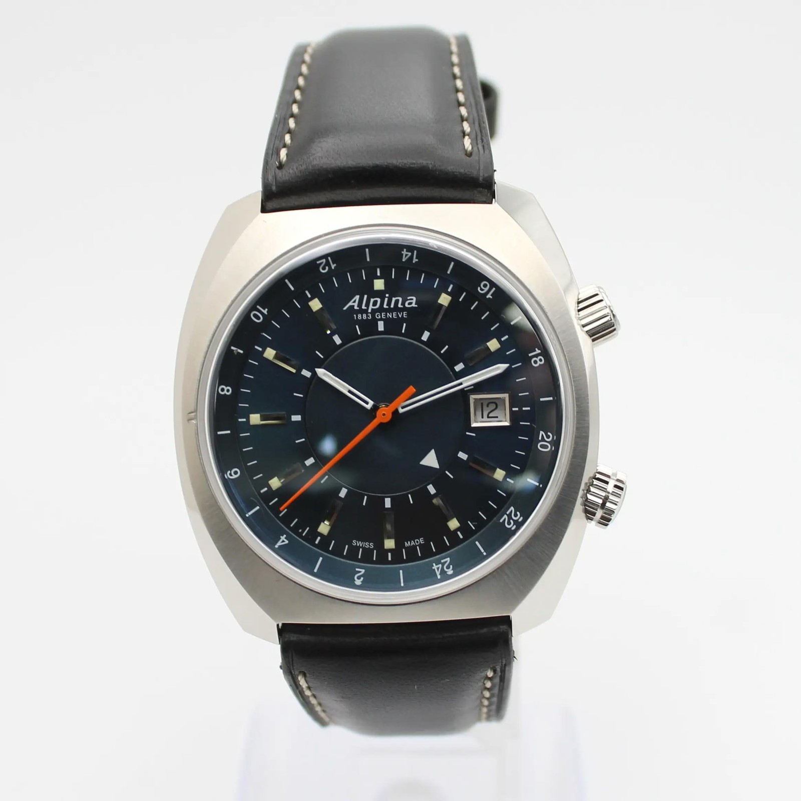 Alpina Startimer Pilot Heritage Steel Blue Dial Automatic Men Watch AL-555N4H6