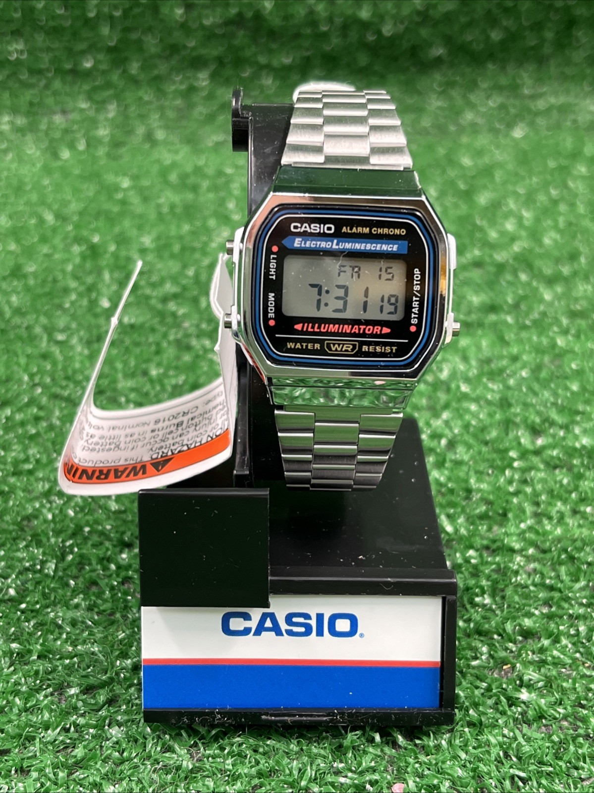 Casio SL-KCUA3-1 Water Resistant Digital Watch Silver New
